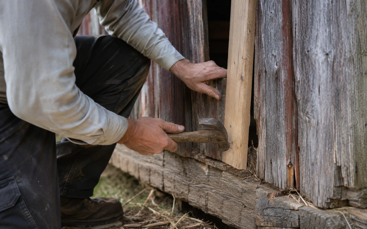Amish barn repair contractor